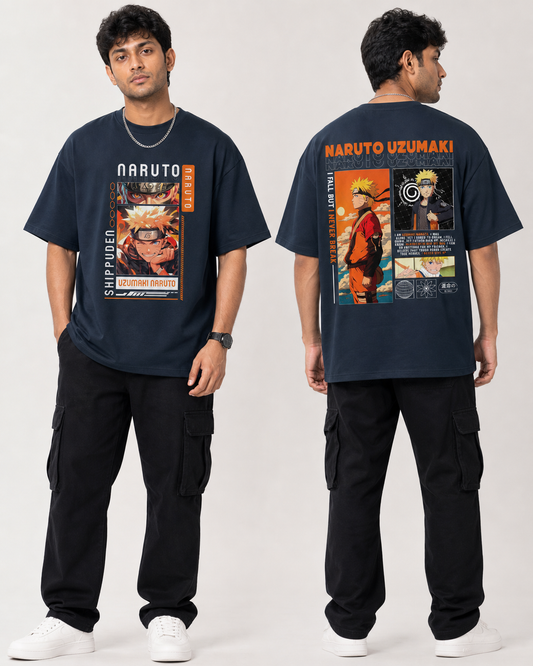 Naruto Uzumaki Anime Graphic T-Shirt – Bold Streetwear Ninja Print Tee (Unisex)