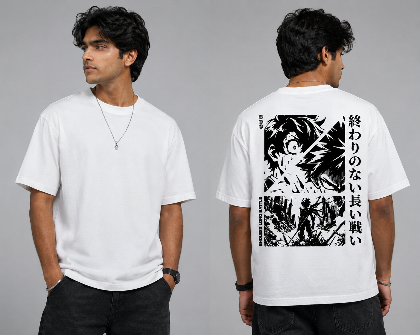 Midnight Minimal Abstract Graphic Unisex T-Shirt