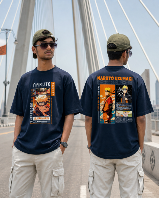 Naruto Uzumaki Anime Graphic T-Shirt – Bold Streetwear Ninja Print Tee (Unisex)